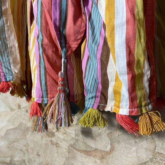 New Anthropologie Feliza Tiered Midi Dress - Picture 4 of 5